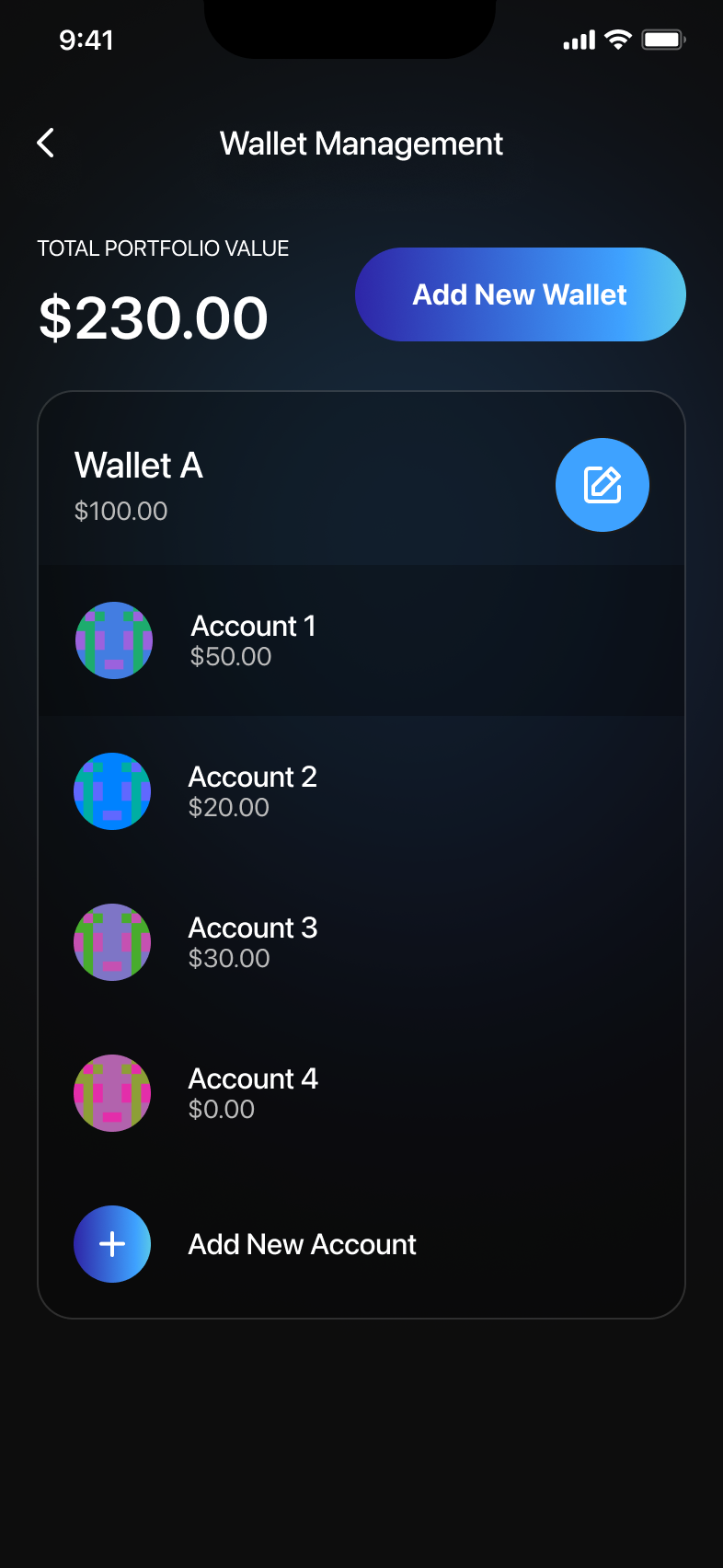 Add wallet flow screenshot